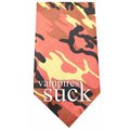 Unconditional Love Vampires Suck Screen Print BandanaOrange Camo UN850117